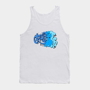 Graff Trashing Blue Tank Top